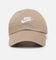 Nike Club Unstructured Futura Wash Strapback Cap Khaki/White