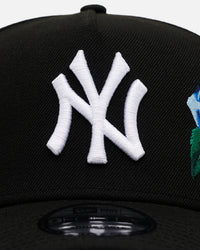 New Era New York Yankees 'Blue Rose' 9FORTY A-Frame Snapback Black/Blue