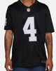 Nike Derek Carr #4 Limited Jersey Black