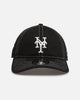 New Era New York Mets 'Contrast Chrome' 9TWENTY Casual Trucker Strapback Black
