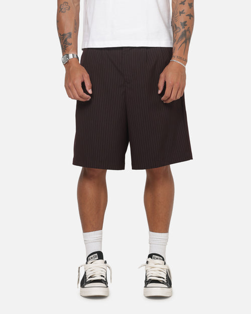 X-Large Amplify Pleated Shorts Brown