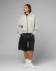Loiter Hybrid Premium Hoodie Grey