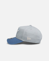 New Era Chicago Bulls 'Faded Washed Grey' 9FORTY A-Frame Snapback Grey/Blue