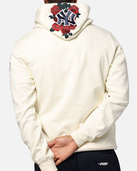 Pro Standard New York Yankees Roses Pullover Hoodie Eggshell