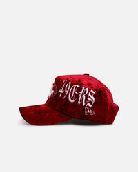 New Era San Francisco 49ers 'Crushed Velvet Dreams' 9FORTY A-Frame Snapback Maroon