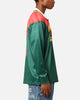 Stüssy Football Polo Long Sleeve T-Shirt Red/Green