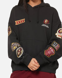 Mitchell & Ness Queensland Maroon 8 Straight Box Hoodie Washed Black
