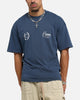 Carre Script T-Shirt Navy