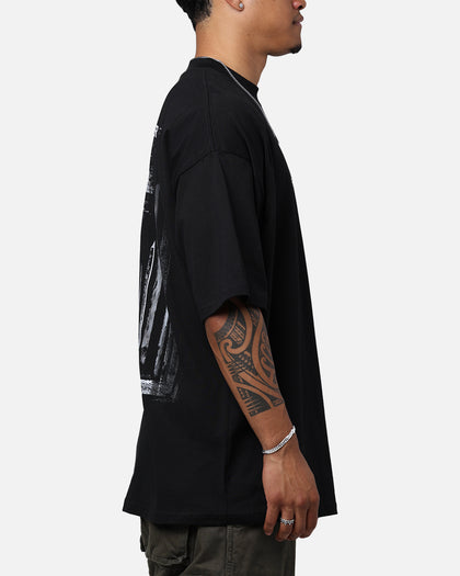 The Anti Order Endless Egress Mock T-Shirt Black