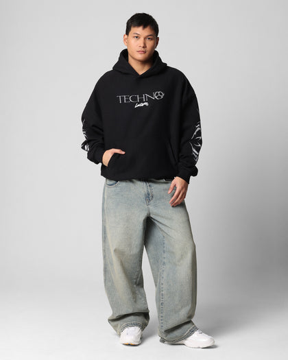 Loiter Techno Hoodie Black