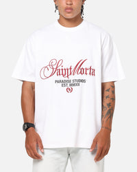 Saint Morta Regal Scripture Boxy T-Shirt White