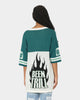 BEENTRILL Numerals Football Jersey Cream/Green