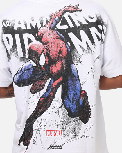 73Studio Marvel Spider-Man All Over Print T-Shirt White
