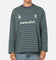Carre Collective Stripe Long Sleeve T-Shirt Navy Stripe