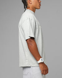 Loiter Hybrid Premium T-Shirt Grey Marle
