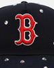 New Era Boston Red Sox 'Embellishment' 9FORTY A-Frame Snapback Official Team Colors