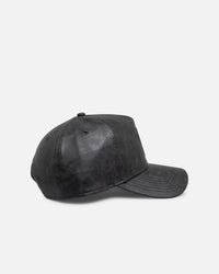 New Era New York Yankees 'Tonal Cracked Leather' 9FORTY A-Frame Snapback Black