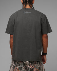 Loiter Afterimage T-Shirt Black Wash