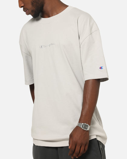 Champion Heritage New Script T-Shirt Iron Grey