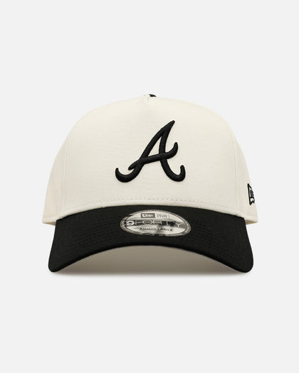 New Era Atlanta Braves 'Easy Chrome Black' 9FORTY A-Frame Snapback Chrome/Black