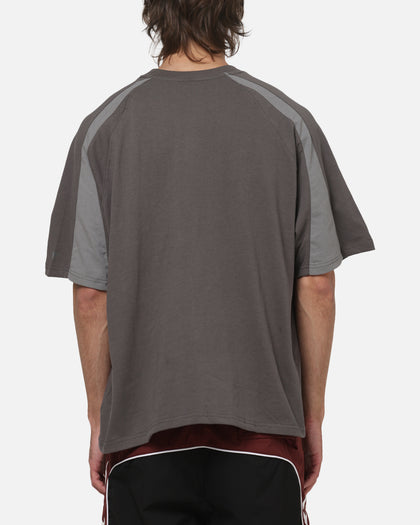 Worship Catharsis Box Crop Raglan T-Shirt Worn Black