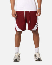 Carre C-Star Warm Up Shorts Maroon/White