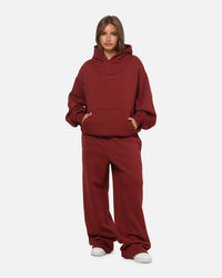 Carre Archive Hoodie Burgundy