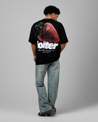 Loiter Strawberry Drop T-Shirt Black