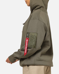 Alpha Industries Utility Pocket Hoodie Green