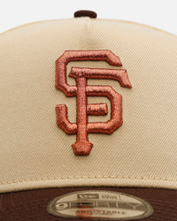 New Era San Francisco Giants 'Vintage' 9FORTY A-Frame Snapback Vegas Gold