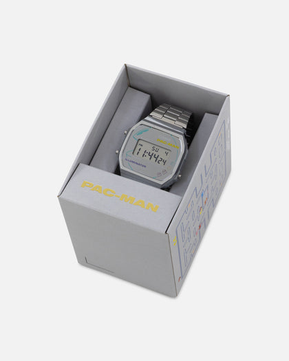 Casio A168WEPC-7A X Pac-Man Watch Silver