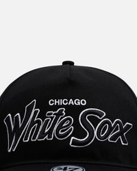 47 Brand Chicago White Sox 'Black Dome Script' 47 Hitch Snapback Black