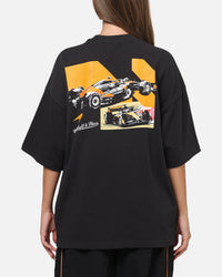 Mitchell & Ness X Mclaren Showcase Boxy T-Shirt Washed Black