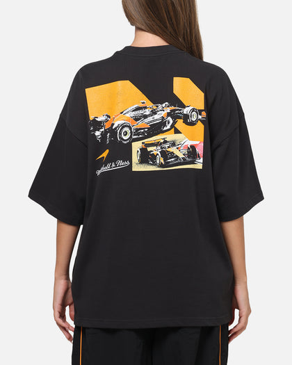 Mitchell & Ness X Mclaren Showcase Boxy T-Shirt Washed Black