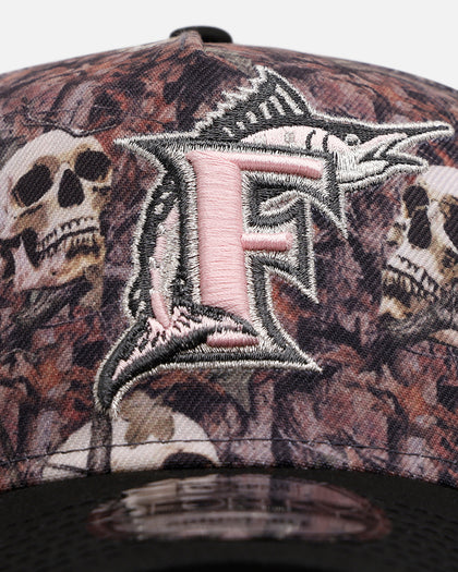 New Era Florida Marlins 'Camo Skulls' 9FORTY A-Frame Snapback Camo