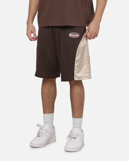 Mitchell & Ness New York Knicks Y2K Mesh Shorts Seal Brown