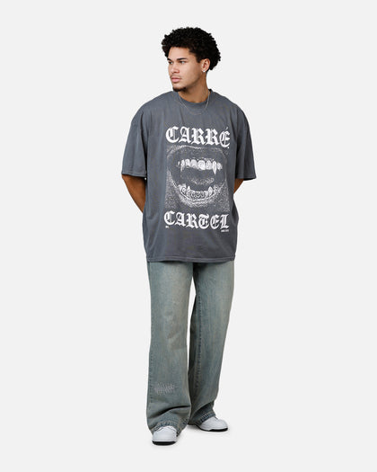 Carre Cartel T-Shirt Washed Charcoal