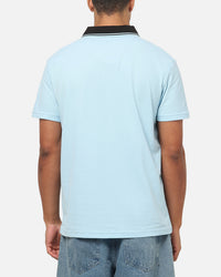 Bleacher Athletic Cronulla-Sutherland Sharks NRL Adult Golf Polo T-Shirt Light Blue