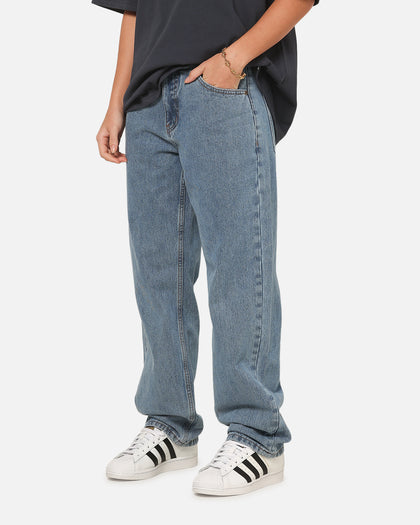 Carre Union Straight Fit Jeans Mid Blue