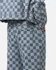 XXIII Checker Board Denim Jeans Blue
