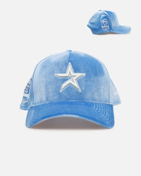 New Era Houston Astros 'Sky Velvet' 9FORTY A-Frame Snapback Sky Blue