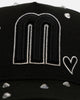New Era Mexico National Baseball Team 'Black Satin Hearts' 9FORTY A-Frame Snapback Black