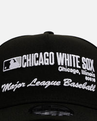 New Era Chicago White Sox 'Workleague' 9FORTY A-Frame Snapback Black