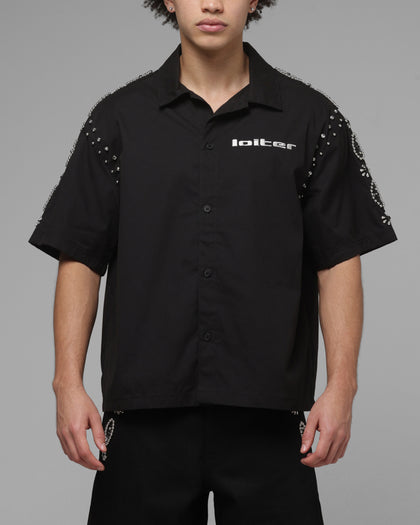 Loiter Rodeo Button Up Shirt Black