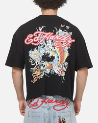 Ed Hardy Ocean T-Shirt Black