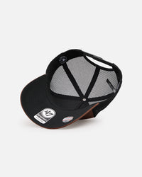47 Brand Houston Astros 'Tonal Suede' '47 Offside Trucker Snapback Chocolate