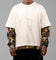 Loiter Impact Long Sleeve T-Shirt Washed White/Camo