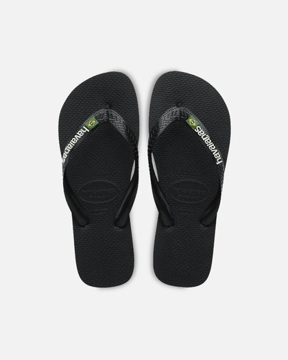 Havaianas Top Brazil Logo Thongs Black