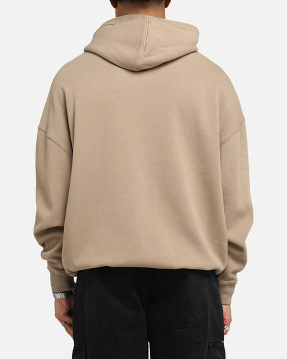 Saint Morta Black Doves Boxy Hoodie Tan