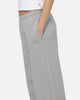 Nike Women's Studio Fleece Medium Weight Mid-Rise Wide-Leg Pants Dark Grey Heather